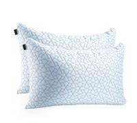 A-Pce Oreiller Memoire Forme 76x51 cm (Lot de 2), Hypoallergénique Réglables en Hauteur Oreiller avec Rembourrage en Microfibre, pour Tous Types de Dormeurs