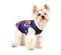 A Performer'S Glow Chemise en coton pour petit animal de compagnie - Respirante, douce, confortable et élégante pour un usage quotidien