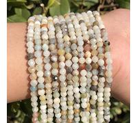 A+ Perles en pierre de rubis naturel Petites perles rondes en cristal rouge pour la fabrication de bijoux à bricoler soi-même Bracelet Perles Fournitures-Amazonite colorée, 2mm 170pcs