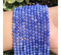 A+ Perles en pierre de rubis naturel Petites perles rondes en cristal rouge pour la fabrication de bijoux à bricoler soi-même Bracelet Perles Fournitures-Bleu Aventurine, 3mm 110pcs