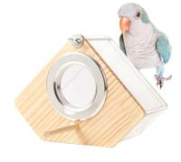 À Perruches - Transparent pour Cage, Transparent avec Perchoir en Bois pour Observer L'incubation des Œufs | pour Inséparables, Perruches, Calopsittes, Petits P