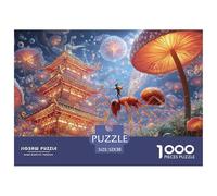 A Photograph of an Ant 1000 Piece Découpe Précise Puzzle Moonlit Temple Famille Jigsaw Jouet Éducatif pour Adultes 52x38cm/1000pcs