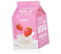 A’pieu One-Pack Milk Mask Strawberry masque tissu éclat 21 g