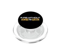 A Pig Without 3.14 is 9.81 Mathématiques et Physique PopSockets PopGrip pour MagSafe