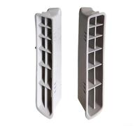 A-Pillar Air Outlet Buse de désembuage avant 5KD867233 5KD8672335 compatible avec 6 GTI MK6 2009-2014 Garniture d'aération latérale en plastique ABS (gris clair)