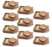 A Plus+ 10 Pièces Clé USB 16 Go Mémoire Cœur en Bois + 10 Pièces Boîtes en Bois Cadeau de Mariage