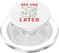 À Plus Tard, dernier Jour de l'année Scolaire Alligator Summer Break PopSockets PopGrip pour MagSafe