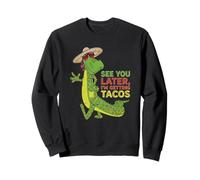À Plus Tard, Je Vais Acheter Tacos Funny Alligator Design Sweatshirt
