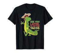 À Plus Tard, Je Vais Acheter Tacos Funny Alligator Design T-Shirt