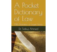A Pocket Dictionary of Law: 1746 Definitios of Legal Terms