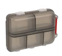 à Portable avec 10 Compartiments amovible Pilulier de poche en plastique en forme d'ovale pour Camping Voyage