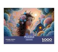 A Portrait of An Extremely Beautiful Young Woman 1000 Pièces Papier Écologique Résistant Coffret De Puzzles Elegant Woman Stimulant Et Éducatif Jeu Familial Puzzles Cadeaux Pour La Famille Et Les Amis