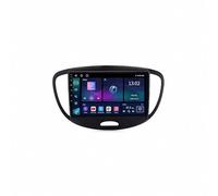 A-Pple Carplay Voiture pour Hyundai Grand i10 2008-2012 Navigation GPS, Écran Tactile, Siri Assistant Vocal, Bluetooth, Mirror Link Steer + Caméra de Recul, 8 Nuclear 8G+256G