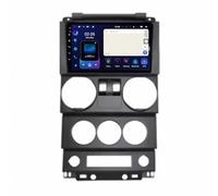 A-Pple Carplay Voiture pour Jeep Wrangler Unlimited 3 JK 2008-2010 Stéréo Android, Écran Tactile HD, Bluetooth, WiFi GPS, SWC, Caméra de Recul, 8 Nuclear 6G+128G
