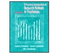 A Practical Introduction to Research Methods in Psychology Eugene B. Zechmeister, Jeanne S. Zechmeister, John J. Shaughnessy (Auteur)