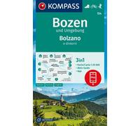 A préciser Bozen & surroundings D/I/E + Aktiv Guide (Map)