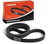 A-Premium Courroie d'entraînement serpentine compatible avec Nissan Rogue & Ford Ranger, E-150, E-250, E-350 Super Duty, E-450 Super Duty, Bronco II & BMW Alpina B7 & Oldsmobile 98 & Starcraft Bus