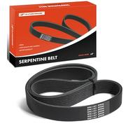 A-Premium Courroie d'entraînement serpentine pour moteur compatible avec les voitures International Harvester & Kenworth & Volvo & White/GMC - 9100, 9200, 9400, 9900 SFA, 2375, 2574, 2575, K100E
