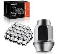 A-Premium Lot de 20 écrous de roue M12-1.50 compatibles avec Chevrolet Equinox Malibu Impala Camaro HHR GMC Terrain Envoy Saab 9-7x Buick avant et arrière