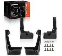 A-Premium Lot de 4 bavettes Garde-Boue avec kit de matériel Compatible avec Toyota C-HR 2018 à 2020, Utilitaire Sport, Avant et arrière (côtés conducteur et Passager)
