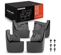A-Premium Lot de 4 bavettes Garde-Boue avec Kits de matériel - Accessoire Camion, Accessoires compatibles avec Toyota Tundra 2022 2023, 2022-2023, Couleur Noire, Avant Gauche et arrière Gauche Droite