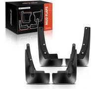 A-Premium Lot de 4 bavettes Garde-Boue compatibles avec Toyota Highlander 2020 2021, Utilitaire Sport, Noir, Avant Gauche Droite et arrière Gauche Droite