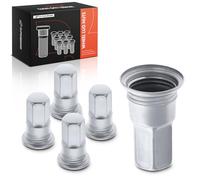 A-Premium Lot de 5 cache-écrous de roue de 24 mm compatibles avec Chevrolet Impala 2000-2005, Lumina 1995-2000, Monte Carlo 1995-1999, Buick Regal 1996 et Oldsmobile Achieva & Pontiac Grand Am
