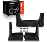 A-Premium Set of 4PCS Mud Flaps Splash Guards Mudguards Mudflaps with Hardware Kits Accessories Compatible with Toyota Prius, 2010-2015, Hatchback, Black, Front and Rear(Driver & Passenger Sides)