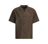 A.Presse chemise homme marron en soie - 5