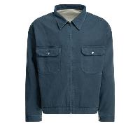 A.Presse veste homme bleue en coton léger à col chemise - 2