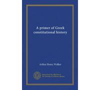 A primer of Greek constitutional history