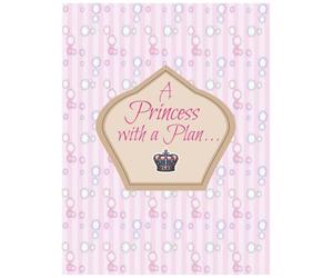 A Princess with a Plan...: Pink, pretty notebook-Gifts for girls, and women (8.5x11) 100 pages