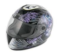A-Pro A de Pro Moteur bikestar Bike Crash Full Face Helmet Clear Visor Grafic Blue XL