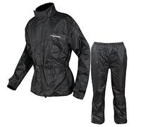 A-pro Combinaison de pluie de moto imperméable en 2 pièces, pantalon et veste de pluie