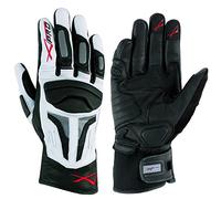 A-pro Gants Eté Sport Cuir Doublure Moto Motard Touring Piste Blanc-Argent XL
