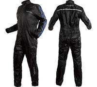 A-pro Moto Combinaison Reflechissant Antipluie Motard Nylon Doublure Etanche Bleu XS