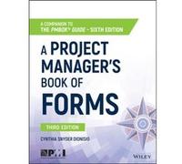 A Project Managers Book of Forms by Cynthia Web Developer Snyder Dionisio Inconnu (Auteur)