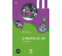 À propos B1-B2 Livre de l'élève - Christine Andant - Max Hueber Libri - Poche - Livre