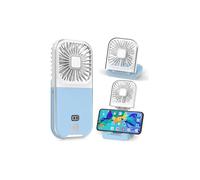 À propos de cet article【2025 Ventilateur à Main 5-en-1】 Ce mini ventilateur rechargeable 5 en 1 avec des ventilateurs à mai