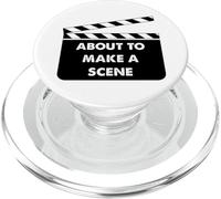 À Propos de Make A Scene Movie Slate Film Clapper PopSockets PopGrip pour MagSafe