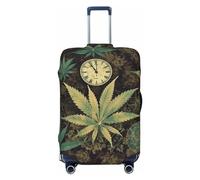 A Puff In Time Housse de protection pour valise de voyage lavable élastique anti-rayures Taille XL Convient aux valises de 45,7 à 81,3 cm, Noir , XL