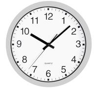 à quartz Horloge murale 30 cm x 40 mm argent