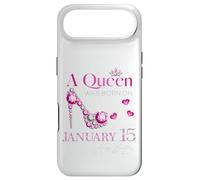 A Queen Was Born on Janvier 15, 15th Janvier Birthday Coque pour iPhone Air