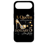 A Queen Was Born on Janvier 5, 5th Janvier Birthday Coque pour iPhone Air