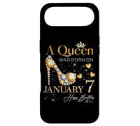 A Queen Was Born on Janvier 7, 7th Janvier Birthday Coque pour iPhone Air