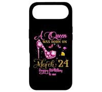 A Queen Was Born on March 24, 24th Mars Birthday Coque pour iPhone Air