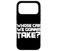 À Qui Allons-Nous Prendre la Voiture ? Mécanicien Automobile, véhicules de réparation, Car Guy Coque pour iPhone 17 Pro Max