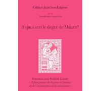 A quoi sert le degré de Maitre ?: Jean Scot Erigène numéro 3