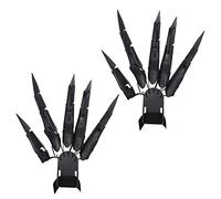 A/R Doigts articulés d'Halloween | Extensions de doigts flexibles - Gants à griffes pour Halloween Horreur Costumes Accessoires de fête masquée
