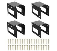 a-r rangement pour bois cheminée - Kit rangement pour bûches bois chauffage en acier robuste - Support réglable pour bûches cheminée avec vis